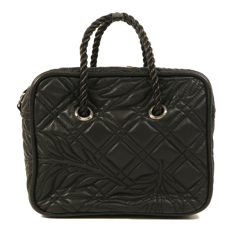 BALENCIAGA 牛皮皮革Blanket Square銀扣手挽肩背兩用袋-1