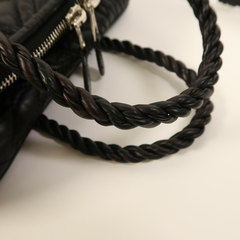 BALENCIAGA 牛皮皮革Blanket Square銀扣手挽肩背兩用袋-14