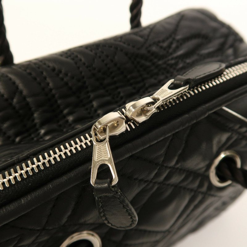 BALENCIAGA 牛皮皮革Blanket Square銀扣手挽肩背兩用袋-15