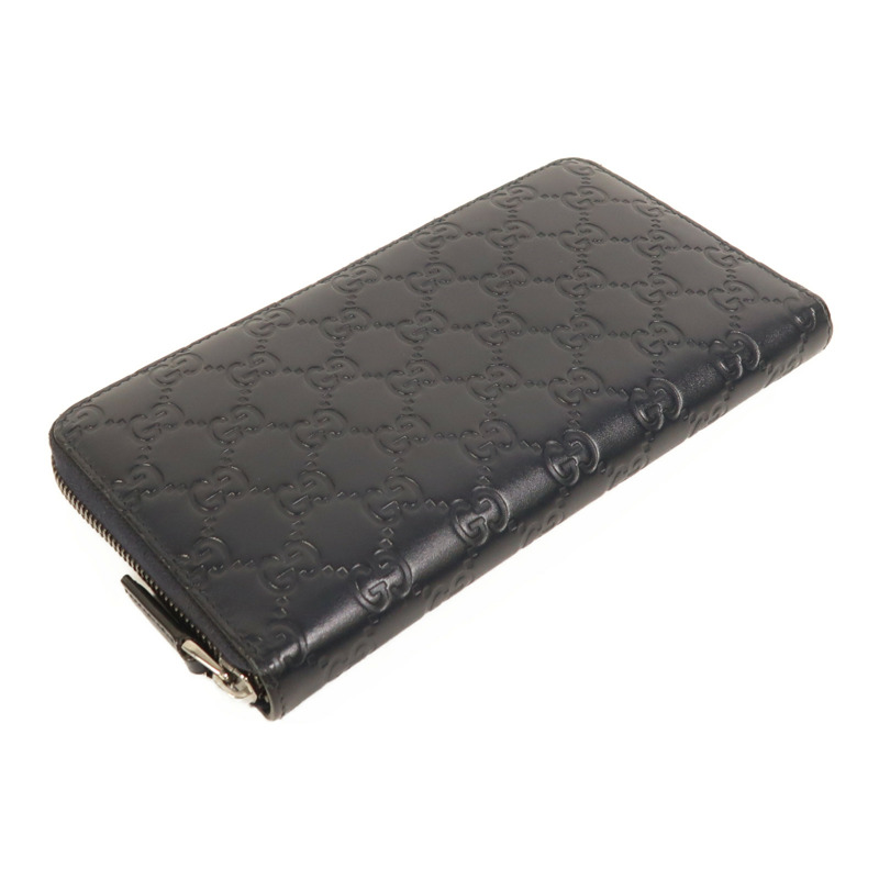 GUCCI 牛皮皮革Guccissima Long Wallet銀扣長錢包-2