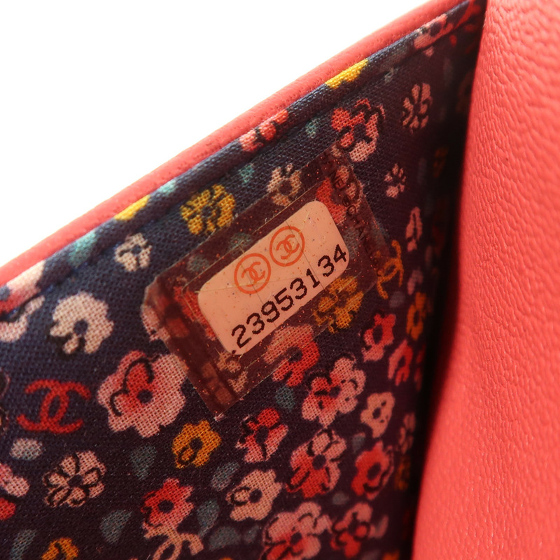 CHANEL 牛皮皮革WOC Wallet On Chain鏈帶肩背袋-6