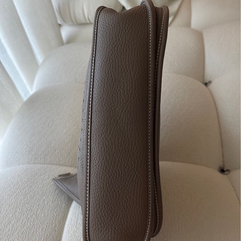 愛馬仕Hermes Evelyne29 大象灰 99新 附贈短背帶-3