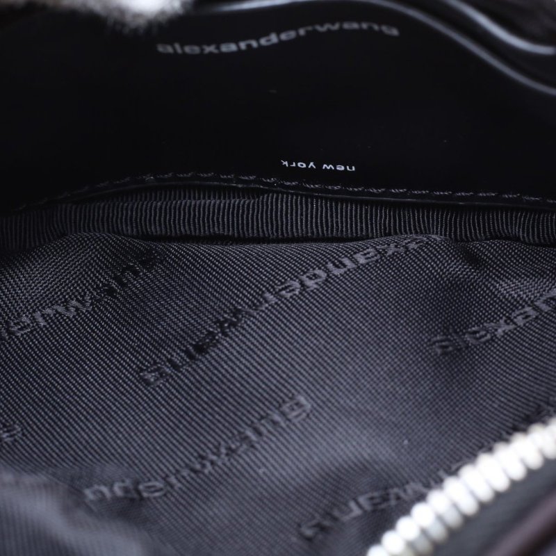 ALEXANDER WANG Attica腰包Mini22黑色尼龍肩背包-2