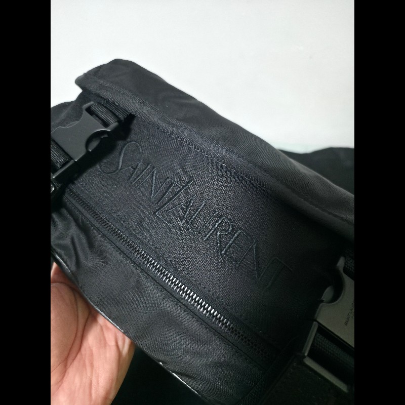 Saint Laurent 刺繡logo腰包-3