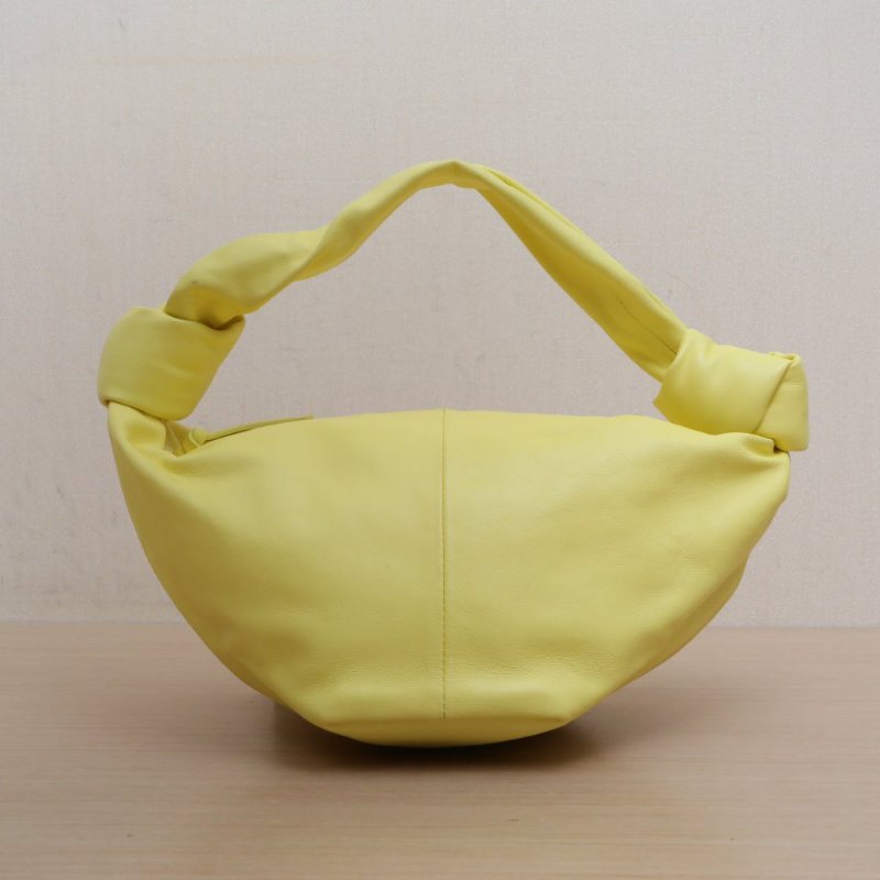 BOTTEGA VENETA DoubleKnot手提包23黃色牛皮肩背包-1