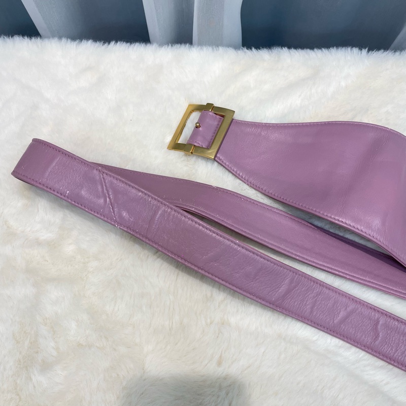 Chanel Tweet軟呢布拼紫色皮革2.55斜背包 XB988-38