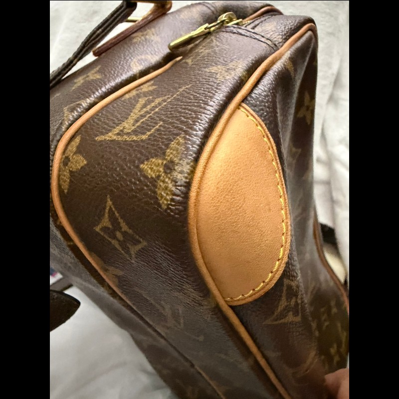 LOUIS VUITTON傳統老花M45244側斜背包記者包-7