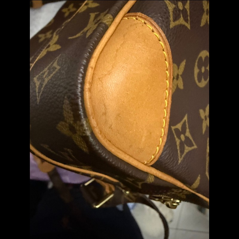 LOUIS VUITTON傳統老花M45244斜側包001-9