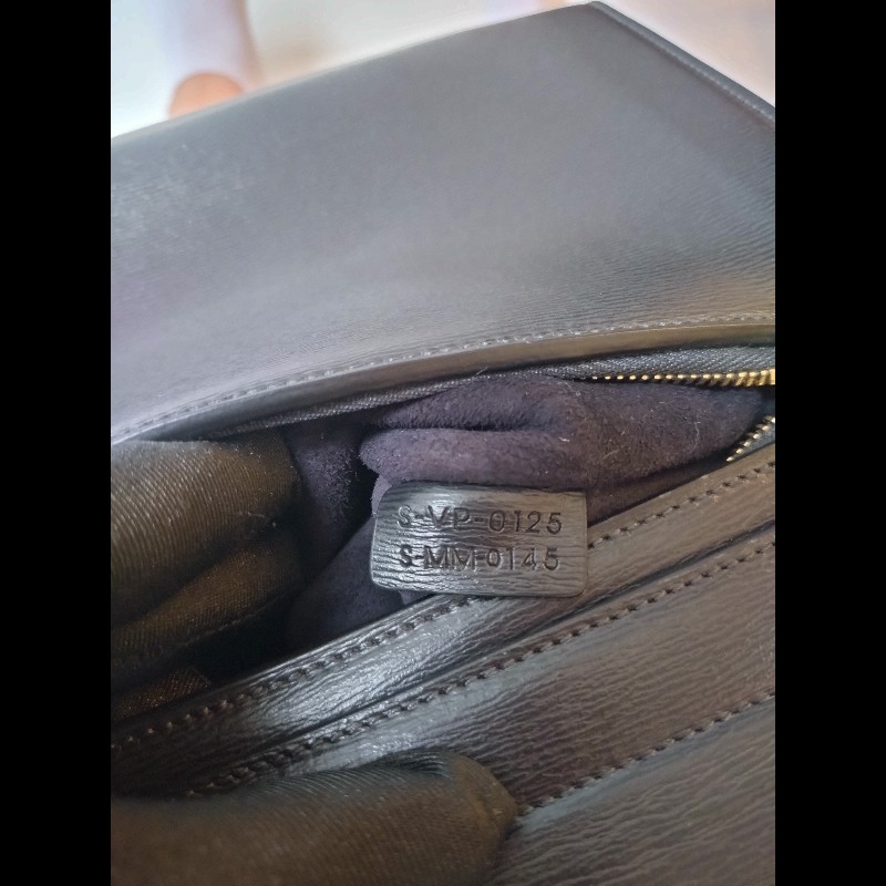 Celine 黑皮金釦兩用包 鞦韆包 28-18