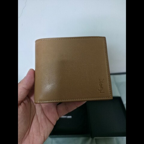 Saint Laurent YSL 植鞣革短夾