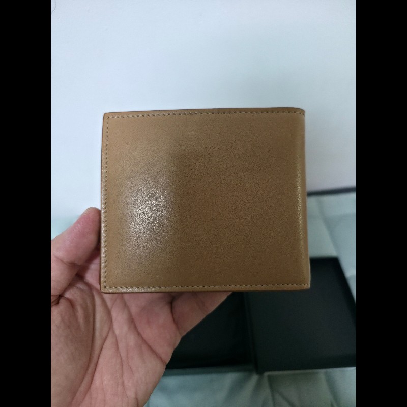 Saint Laurent YSL 植鞣革短夾-1