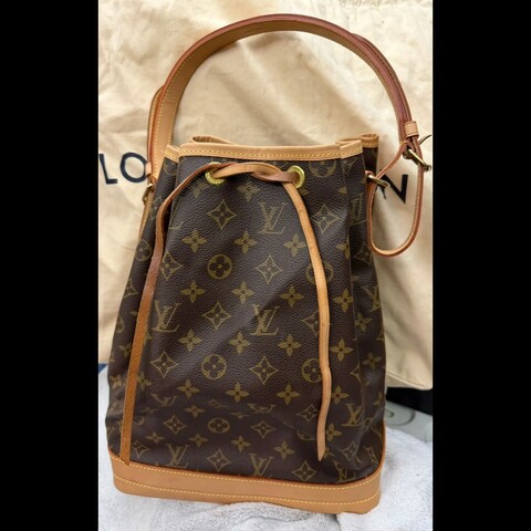 LV傳統老花大水桶包