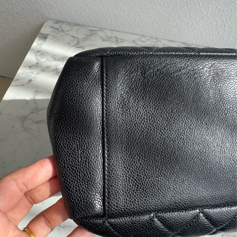 chanel 黑荔枝銀鏈GST豆腐包 絕版了✨✨-7