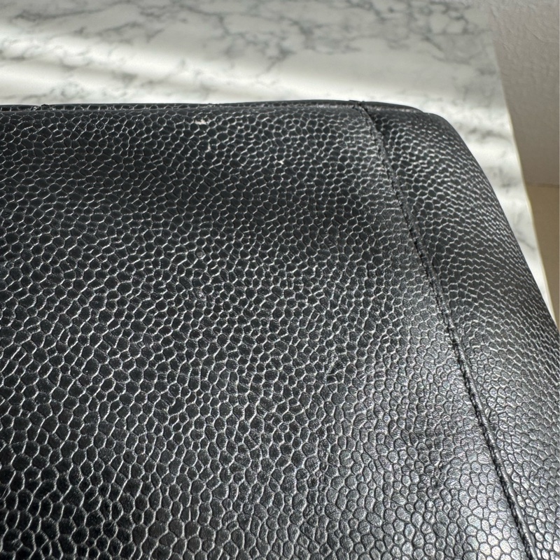 chanel 黑荔枝銀鏈GST豆腐包 絕版了✨✨-13