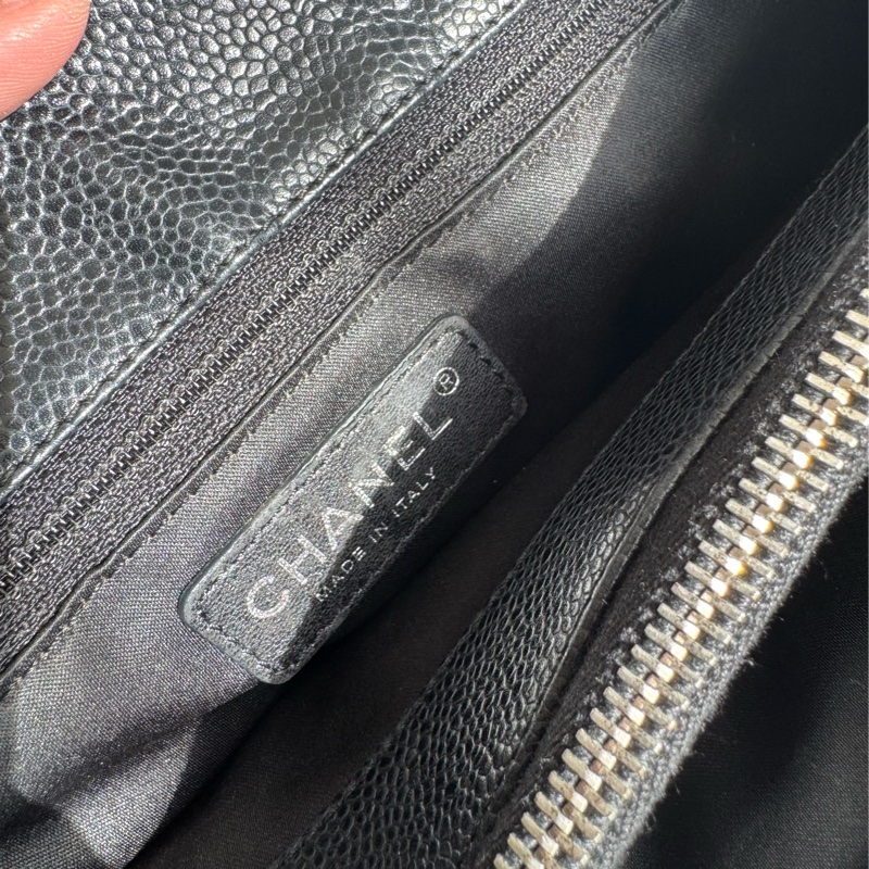 chanel 黑荔枝銀鏈GST豆腐包 絕版了✨✨-40