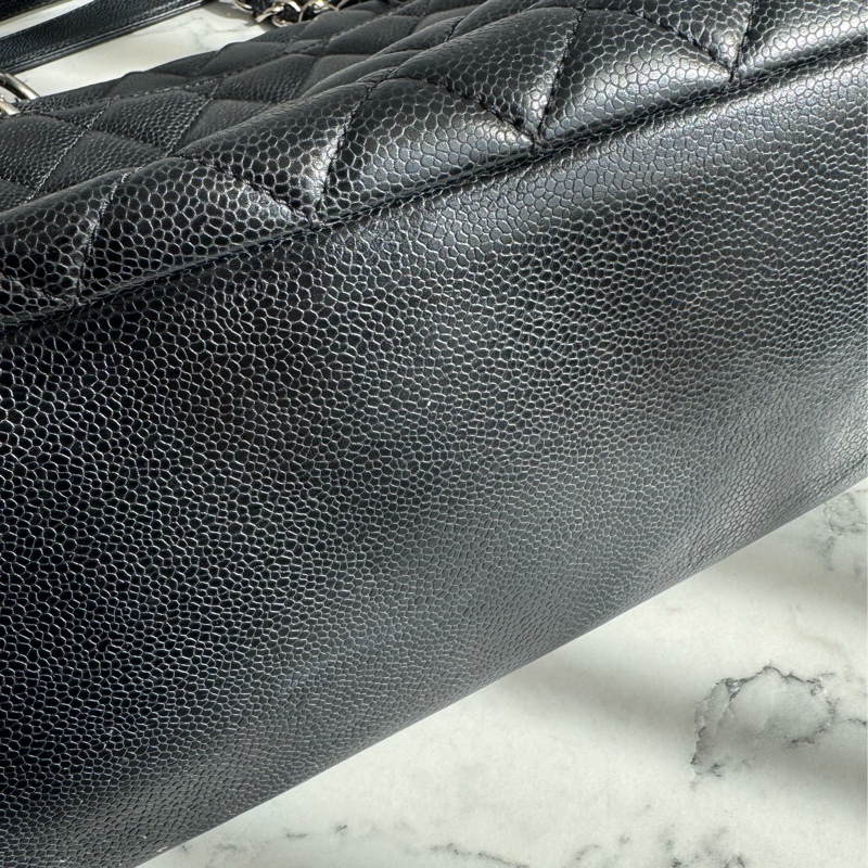 chanel 黑荔枝銀鏈GST豆腐包 絕版了✨✨-50