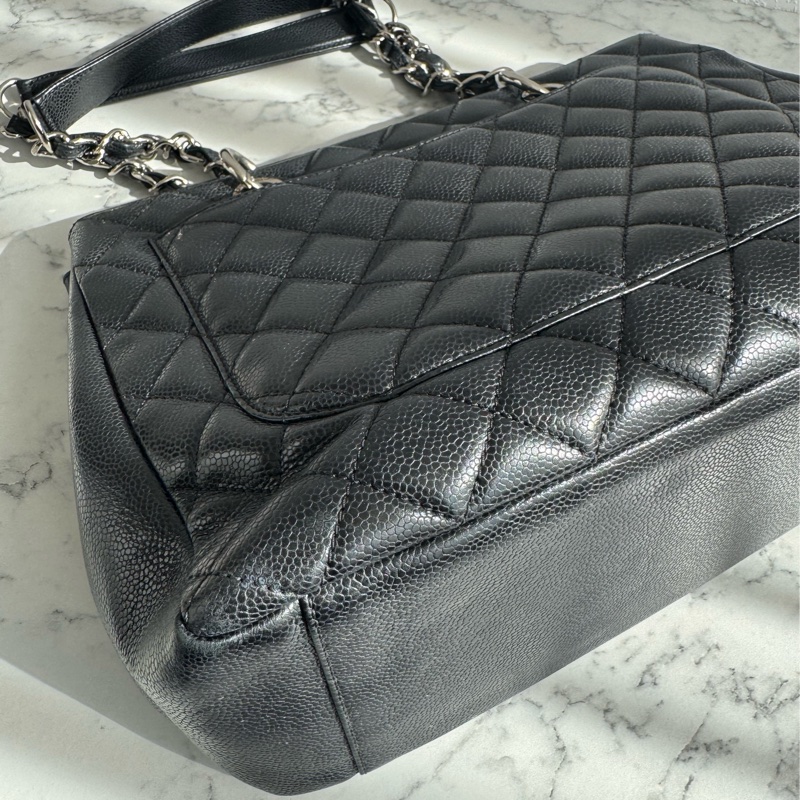 chanel 黑荔枝銀鏈GST豆腐包 絕版了✨✨-52