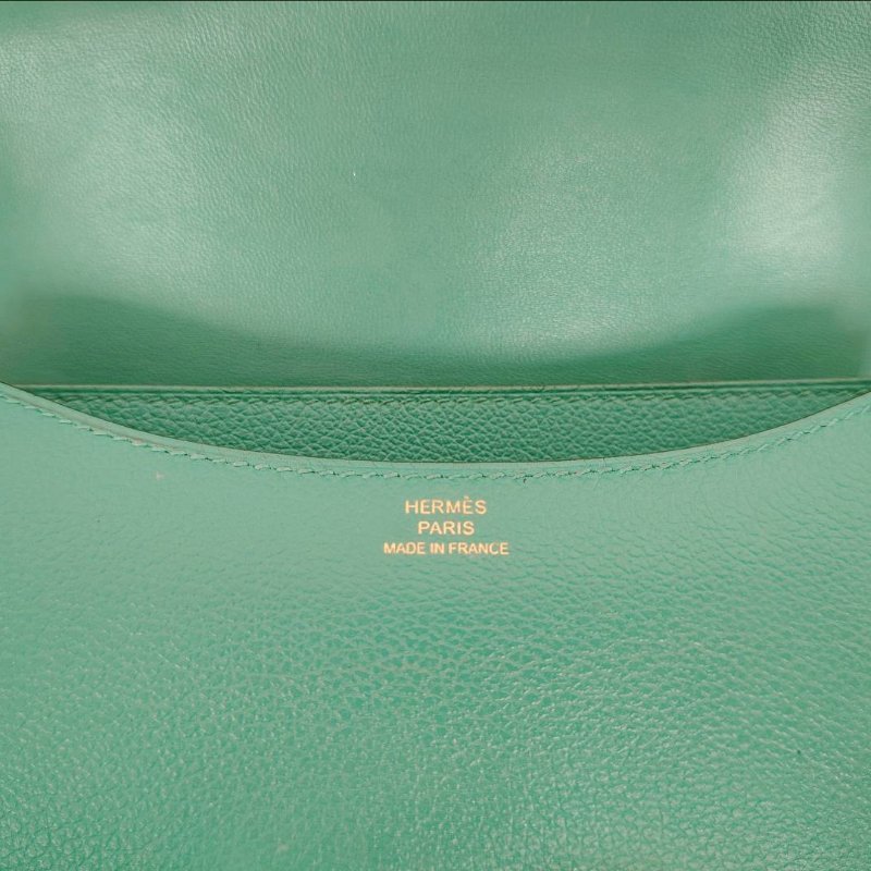 Hermès 愛馬仕 Constance19 帝王綠 金扣 D刻-5