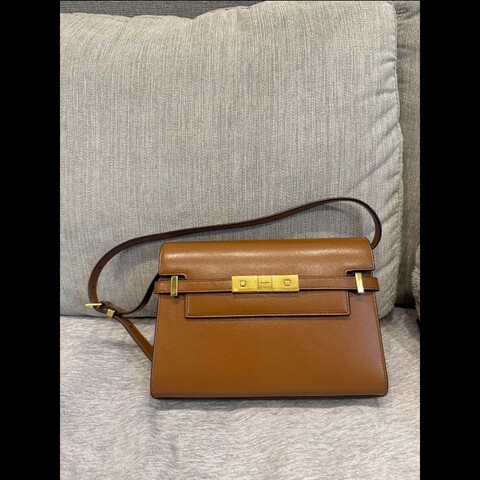 Saint Laurent YSL 曼哈頓棕色小號