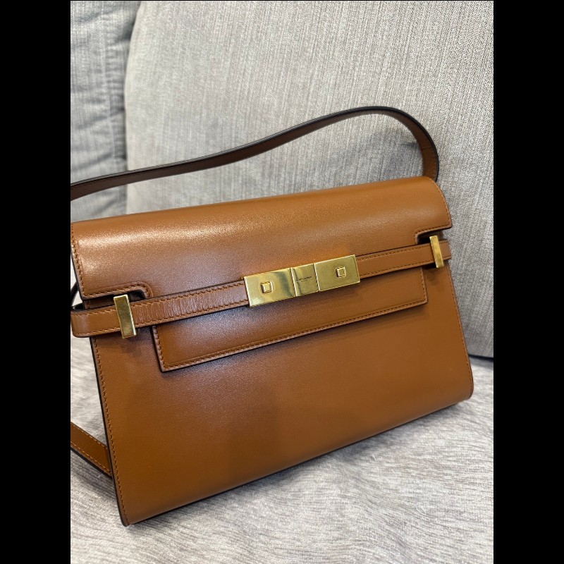 Saint Laurent YSL 曼哈頓棕色小號-2
