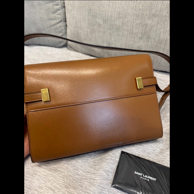 Saint Laurent YSL 曼哈頓棕色小號-4