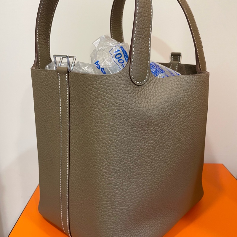 愛馬仕Picotin lock 22 K刻 大象灰-4