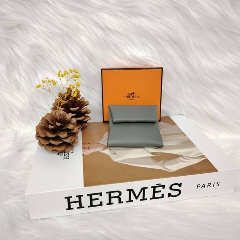 Hermès Bastia 大象灰 零錢包 B刻