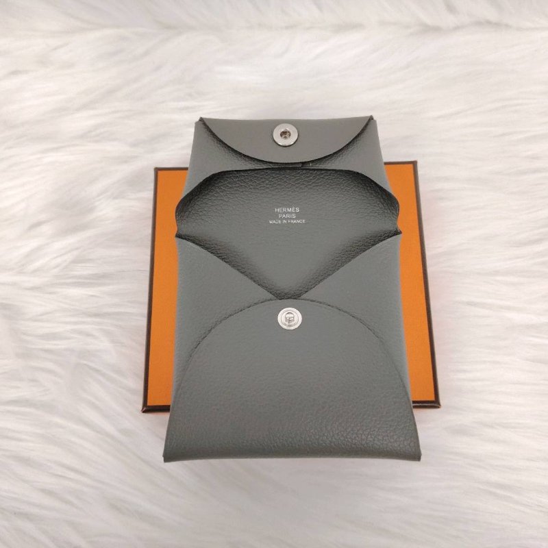 Hermès Bastia 大象灰 零錢包 B刻-3