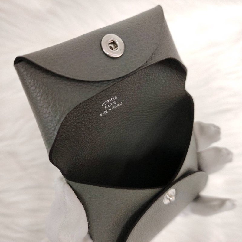 Hermès Bastia 大象灰 零錢包 B刻-4