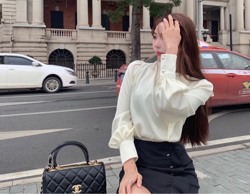 莉亞精品♡Chanel A92236 Trendy cc 手把斜背包 黑金 二手-3