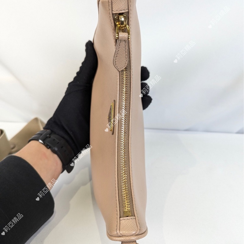 莉亞精品♡Prada 三合一 奶茶 二手-13