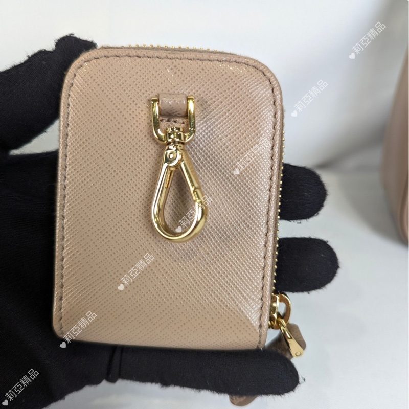 莉亞精品♡Prada 三合一 奶茶 二手-17