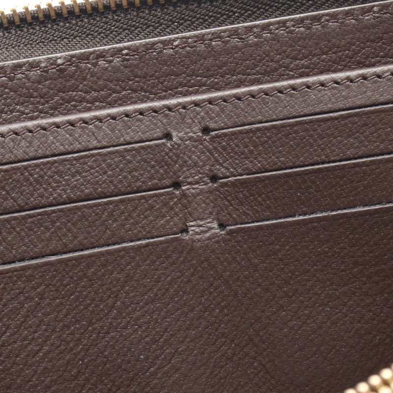 路易威登 Zippy 長版皮夾 Monogram Around N80148 異國風情皮革 棕色 二手 女士-4