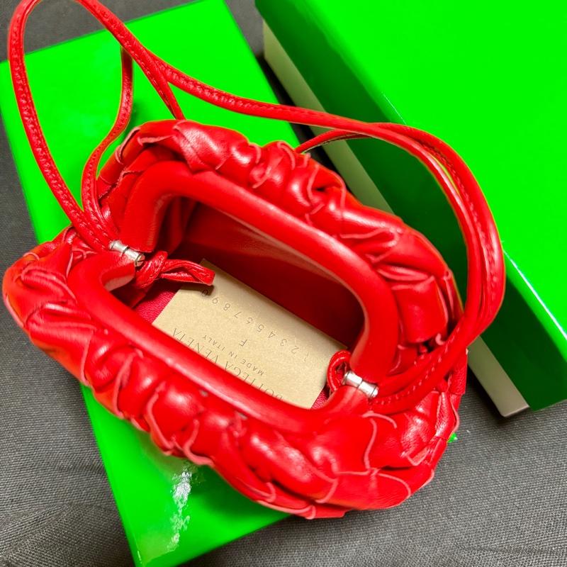 ❤️全新品❤️Bottega Veneta 編織 雲朵包 零錢包 小廢包 耳機包-4