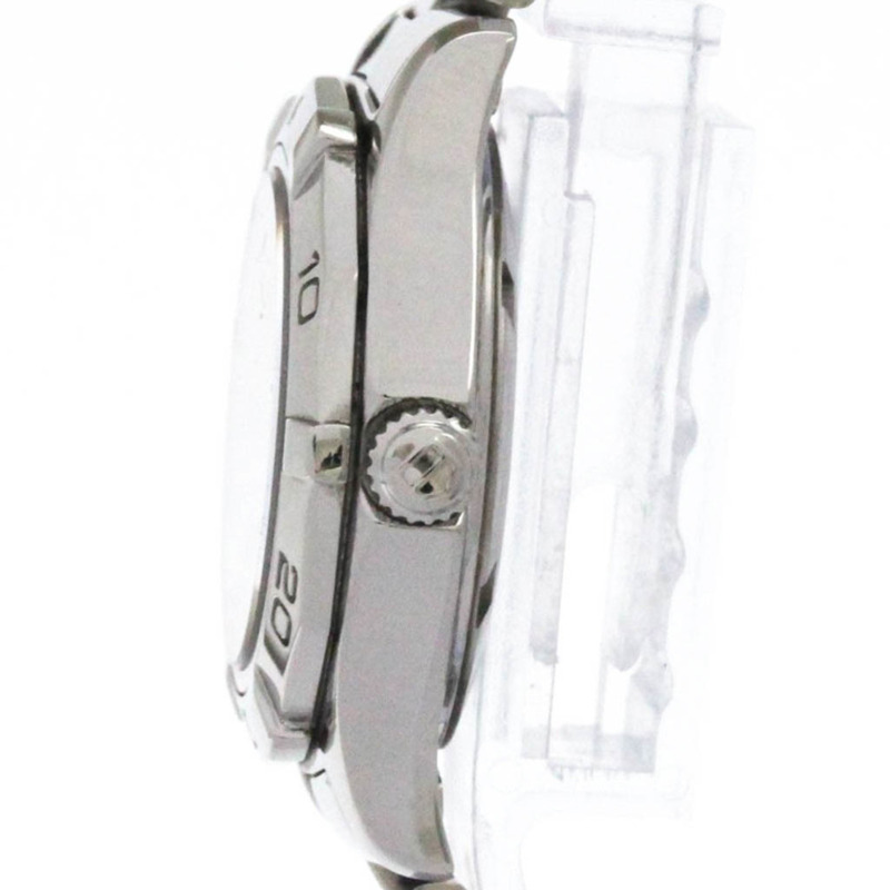 豪雅競潛系列鑽石珍珠母貝錶盤女士腕錶 WAF1415 拋光-3