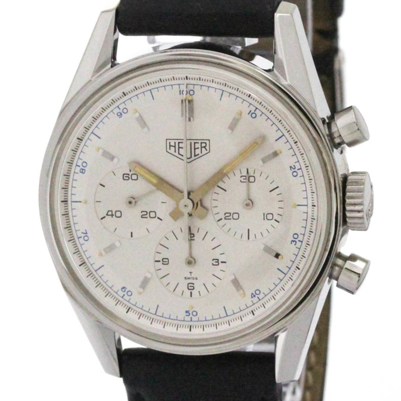 TAG HEUER 豪雅卡萊拉復刻版計時手動腕錶 CS3110 拋光-0