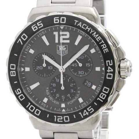 TAG HEUER 豪雅一級方程式計時碼錶精鋼石英錶 CAU1115 拋光