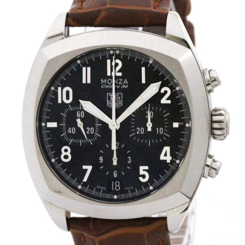 TAG HEUER 豪雅 Monza Calibre 36 精鋼自動男錶 CR5110 拋光款-0