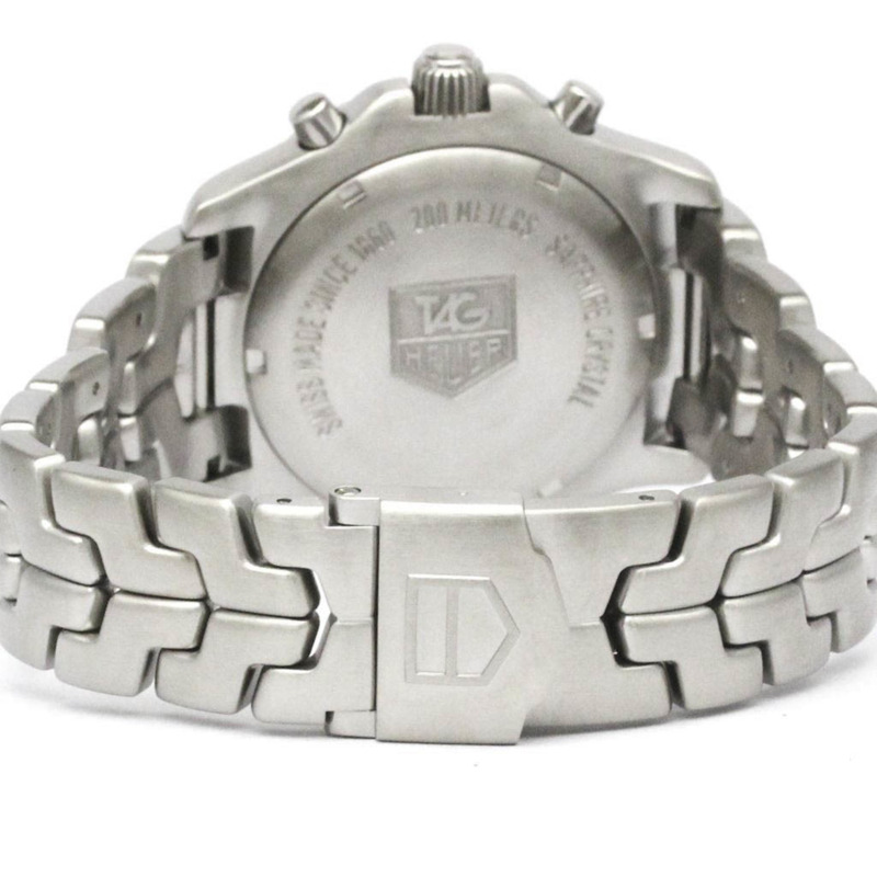 TAG HEUER 豪雅 Link Chronograph Jason Bourne 精鋼腕錶 CT1111 拋光-4