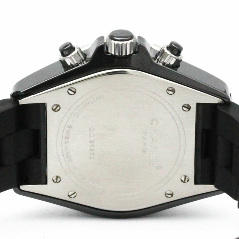 香奈兒 J12 計時碼錶陶瓷橡膠自動腕錶 H0939 拋光-5