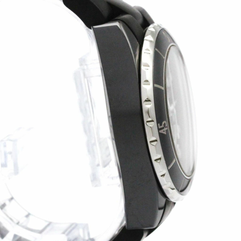 香奈兒 J12 計時碼錶陶瓷橡膠自動腕錶 H0939 拋光-7