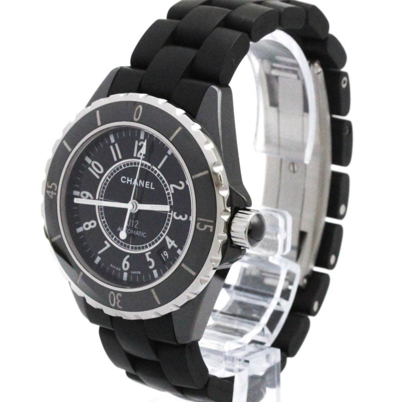 香奈兒 J12 陶瓷橡膠自動男士腕錶 H0684 拋光-1