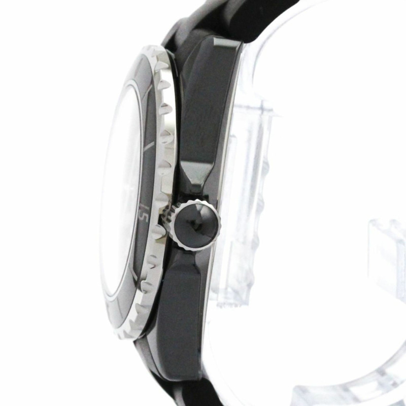 香奈兒 J12 陶瓷橡膠自動男士腕錶 H0684 拋光-3