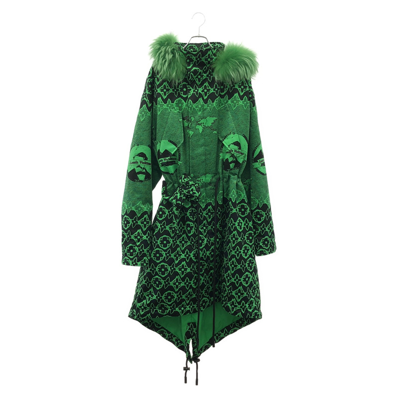 路易威登外套 其他外套 棉質 綠色 二手 男士-0