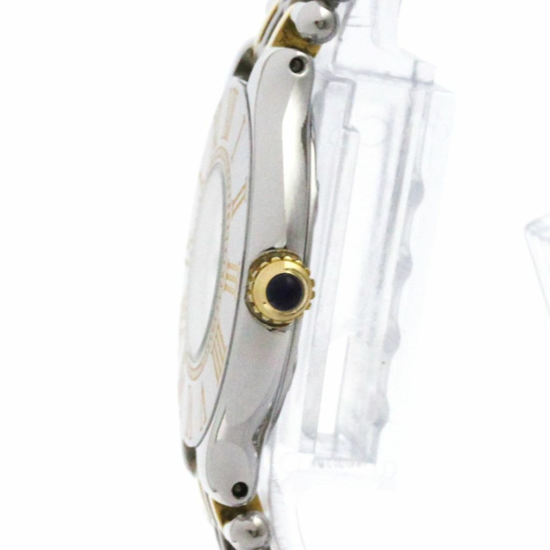 卡地亞 Must 21 鍍金精鋼石英女士腕錶 W10051F4 拋光-3