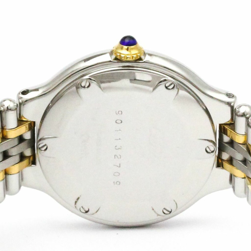 卡地亞 Must 21 鍍金精鋼石英女士腕錶 W10051F4 拋光-5