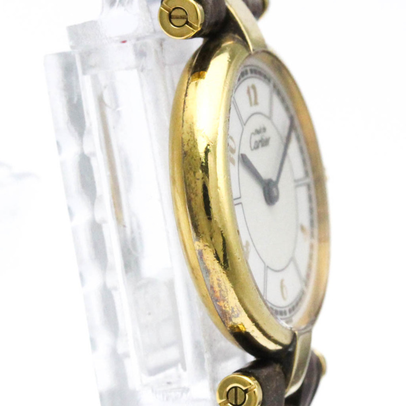 卡地亞 Must Vendome 鍍金石英女士腕錶 W1009854-7