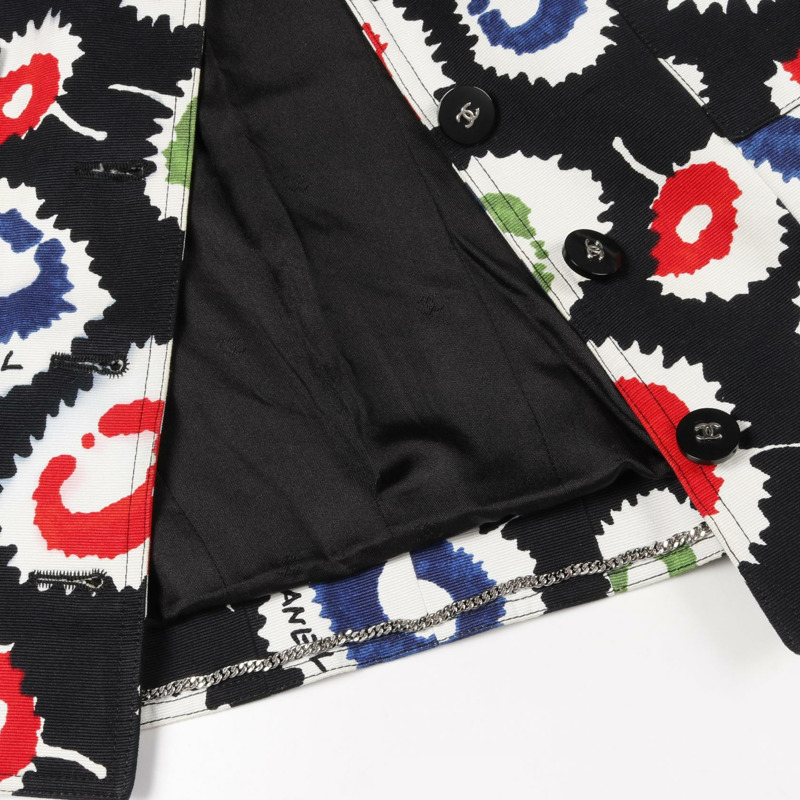 香奈兒 COCO 夾克裙 P09018W02358 棉黑色多色二手女款 40 碼-11