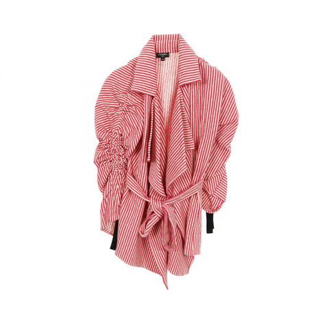 香奈兒 COCO 標誌其他外套 - 尼龍棉粉紅米色二手女裝