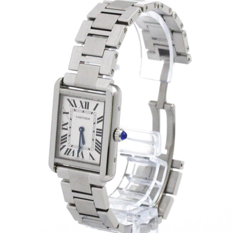 卡地亞 Tank Solo SM 精鋼石英女錶 W5200013 拋光-1